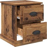 vidaXL Nočna omarica Star les 39 x 39 x 47.5 cm Konstruiran les | Shoptok.si