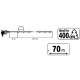 Svetleći niz sa 1000 hladno belih LED dioda 70m | ePonuda.com