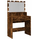  Toaletni stolić LED boja dimljenog hrasta 80x41x134,5 cm | shoptok.hr