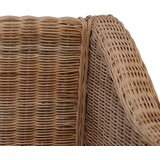  Fotelja s jastucima od prirodnog ratana | shoptok.hr