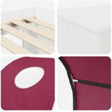  Krevet s Tunnels 4 pcs Artisian hrast i crvena | shoptok.hr