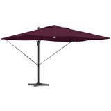  Suncobran S LED lampica Bordeaux Crvena 351 x 250 x 253 cm | shoptok.hr