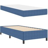  Krevetna konstrukcija Plava 90 x 200 cm Baršunasta tkanina | shoptok.hr