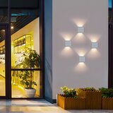  Immax 08521L - LED spoljašnje zidno svetlo LUXLINE 6W/230V 3000K IP54 bela | Eponuda.com