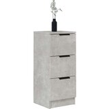  Komoda siva boja betona 30 x 30 x 70 cm od konstruiranog drva | shoptok.hr