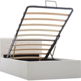  Hidraulični okvir za krevet od umjetne kože bijeli 90 x 200 cm | shoptok.hr