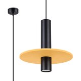 Sollux Lighting Sollux SL.1883 - Luster na sajli PELTA 1xGU10/10W/230V crna/žuta Cene