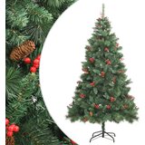 vidaXL Umjetno božićno drvce sa šarkama šiškama i bobicama 240 cm | shoptok.hr