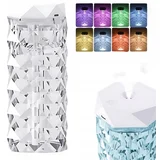 zraka difuzor aromaterapija led rgb usb 1000 ml kristal