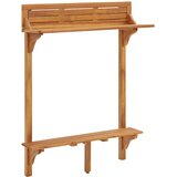 Balkonski barski stol 90x37x122,5 cm masivno bagremovo drvo | shoptok.hr