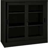 vidaXL ormarić s kliznim vratima crni 90 x 40 x 90 cm čelični | shoptok.hr