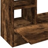  Zidni radni stol boja dimljenog hrasta 105x48x75 cm drveni | shoptok.hr