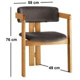 Hanah home trpezarijska stolica CO 038 | ePonuda.com