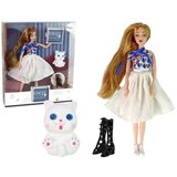  Emily u bijeloj haljini s macom i dodatnim cipelama | shoptok.hr