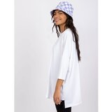 Fashion Hunters White blouse with Olivia RUE PARIS inscriptions | Shoptok.si