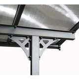 WESTMANN Aluminijska nadstrešnica za terasu Bruce 6m | Crna | 300x617x270 cm - BRANDED IN GERMANY | shoptok.hr