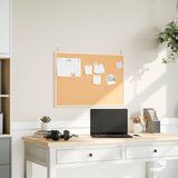  Ploča od pluta s okvirom od masivnog borovog drva 80 x 55 cm | shoptok.hr