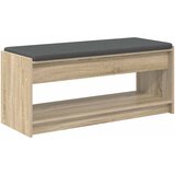  Klupa za hodnik s jastukom Sonoma hrast 103 x 38 x 45 cm | Eponuda.com