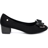 GOODIN Black pumps with a bow on a heel Cene