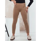 DStreet Spodnie damskie MODSTORY kamelowe | Shoptok.si