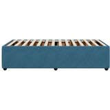  Okvir za krevet plavi 90x190 cm baršunasti | shoptok.hr