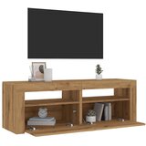 vidaXL TV omarica z LED artisan hrast 120x35x40 cm inženirski les | Shoptok.si