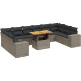  11-dijelni set vrtnih sofa od poliratana s jastucima sivi | shoptok.hr