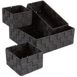  Set korpa FOLKE 4 komada, Crna | Eponuda.ba