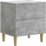 vidaXL Noćni ormar Betonska siva 43 x 34 5 x 48 cm Konstruirano drvo - Betonska siva 1 | shoptok.hr