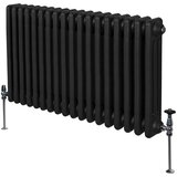 Monster tradicionalni radiator s 3 stebri - 600 x 832 mm - črn, (21569752) Cene