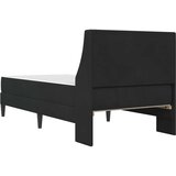  Okvir kreveta s madracem Zidne s uzglavljem 2 pcs Crna Baršun - Crna 90 x 200 cm | shoptok.hr