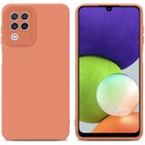 Cadorabo Ohišje, združljiv s Samsungom v tekočini svetlo oranžni pokrov - zaščitni pokrov iz fleksibilnega silikona TPU, (20603209) | Shoptok.si