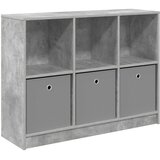  Kreveta s ladicama Betonski sivi 102 x 32 x 73,5 cm | shoptok.hr