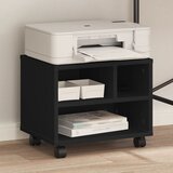vidaXL Stalak za pisač s kotačima crni 41x32x34,5 cm Cijene