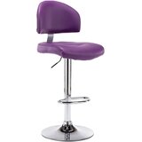 vidaXL Barski stolček vijolično umetno usnje, (20967546) | Shoptok.si
