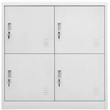  Ormarići s ključem 5 kom svjetlosivi 90 x 45 x 92,5 cm čelični | shoptok.hr