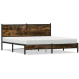  Metalni okvir kreveta bez madraca boja hrasta 183x213 cm | shoptok.hr