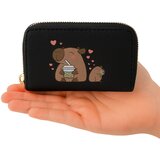  Novčanik s preslatkim motivom kapibare 12.5 x 8.5cm - crni | Shoptok.si