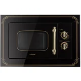 Victoria 20, vgradna mikrovalovna pečica, 20 l, 800 W, žar: 1000 W, črna barva