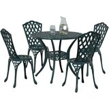  Vrtni set za objed 5 pcs Zelena Aluminij | shoptok.hr