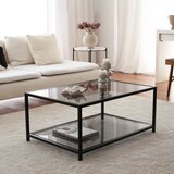  Astro sehpa / füme temperli cam S400F FumeBlack Coffee Table Cene