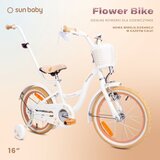  Dječji bicikl Flower 16" maslačak bijelo-bež | shoptok.hr