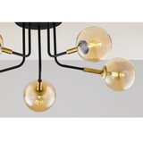 Jupiter 2038 - Luster na šipci BURANO 5xG9/10W/230V crna/zlatna/bež | Eponuda.com