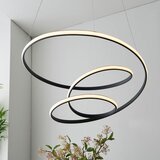  Endon 97632 - LED luster na sajli DUNE LED/47,5W/230V 3000K crna | Eponuda.com