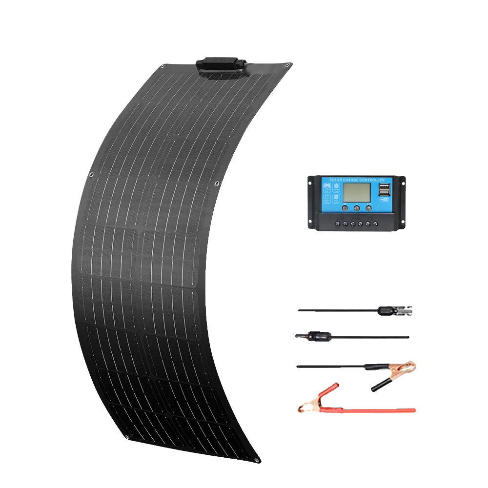 Solarni panel kit, 50W - 100W moč, monokristalinični silikon, fleksibilna zasnova, 12V 50W Solarkit B, (5000156967)