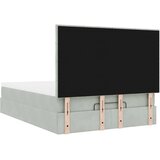  Otomanski krevet s madracima i LED 140x190 cm baršunasti | shoptok.hr