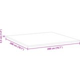  Jastučići za madrace Bijelo 200 x 200 cm | shoptok.hr
