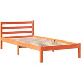 vidaXL Krevet s regalom za knjige bez madraca 75 x 190 cm masivno drvo | shoptok.hr