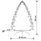  Veštačka jelka 80cm sa osvetljenjem | ePonuda.com