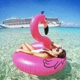 Veliko napihljivo kolo flamingo